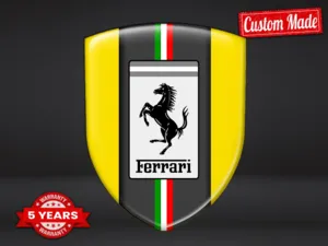 Ferrari Emblema Auto Alta Calidad Profesional Personalizable